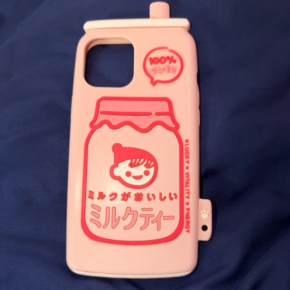 iPhone 12 Pro Max Strawberry Milk Case